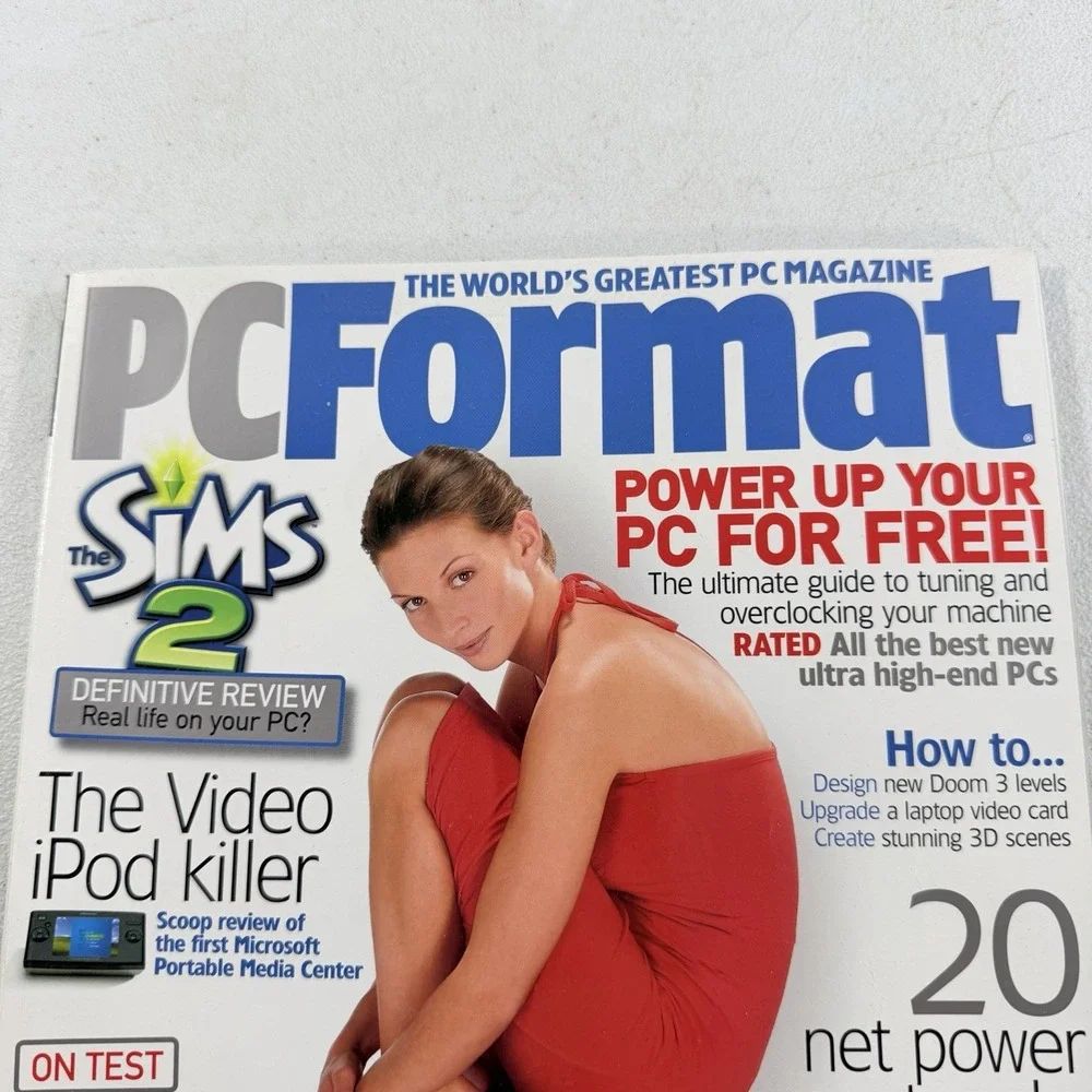 PC Format Magazine #166 October 2004 Sims 2 Warhammer 40k iPod PCs Vintage